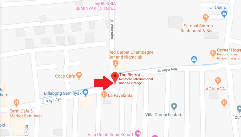 Maps Jl. Obroi - Jl. Kayu Aya