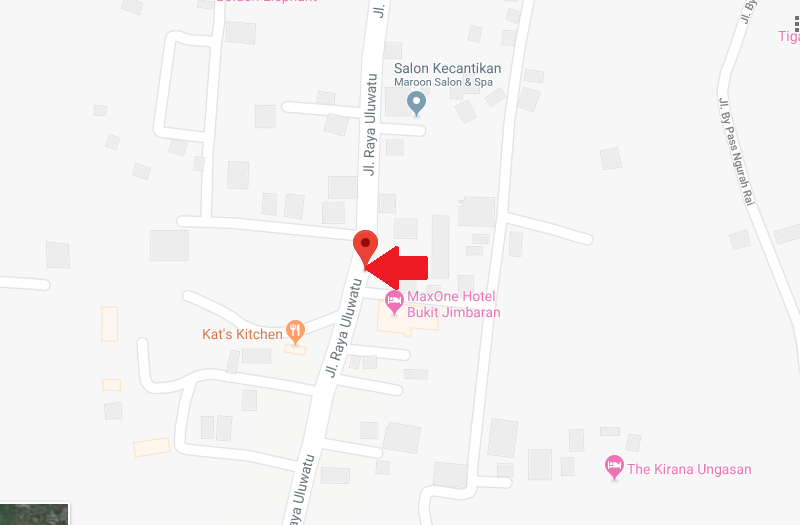 Maps Jl Raya Uluwatu - Ungasan