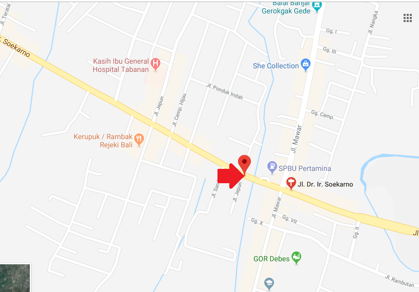 Maps Jl Dr. Ir. Soekarno 