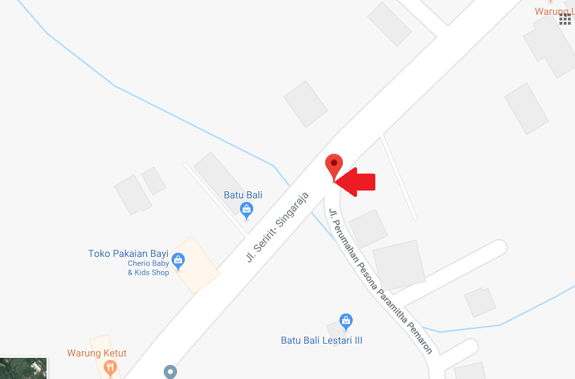 Maps Jl Seririt - Singaraja, Pemaron 