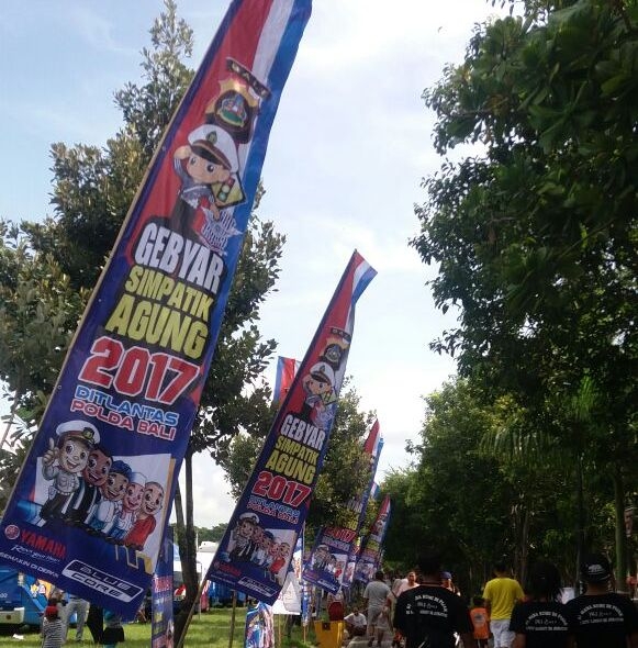 Pemasangan Umbul Simpatik 